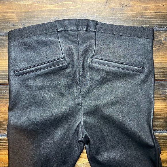 Helmut Lang Black Stretch Lambskin Leather Leggings / Skinny Pants - Picture 7 of 9